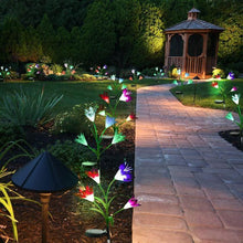 Load image into Gallery viewer, Artificial Lily Solar Garden Stake Lights