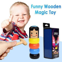 Load image into Gallery viewer, LITTLE WOODEN MAN WHO CAN'T BEAT INTERESTING MAGIC TOY