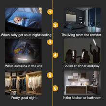 Load image into Gallery viewer, LED Closet Light, Stick-on Anywhere Motion Sensor &amp; Light Sensor Activated Night Light